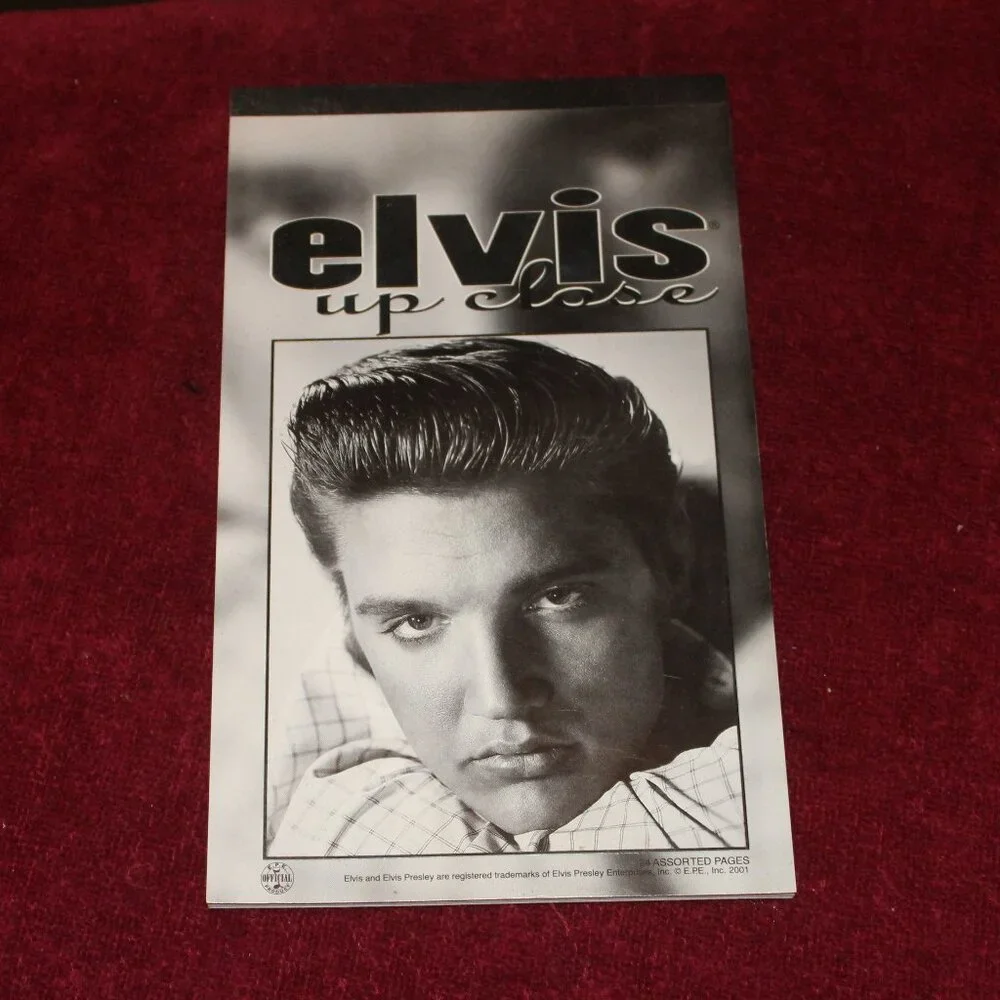 Vintage Elvis Up Close Note Pad